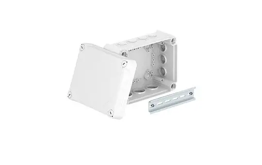 OBO BETTERMANN 2007714 Kabelabzweigkasten Serie T hoher Deckel | lichtgrau | 176x135 mm