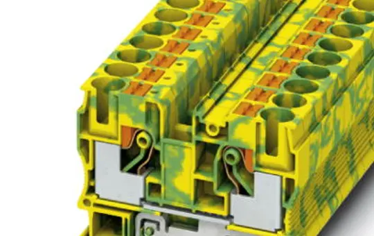 PHOENIX 3212131 Durchgangsklemme PT für PE | grün-gelb | 10 mm²