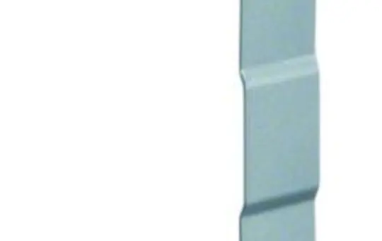 HAGER BR652107DLAN tehalit Brüstungskanal-Schnittkasch. 2x80 mm, Stahlblech | aluminium | 65x210 mm