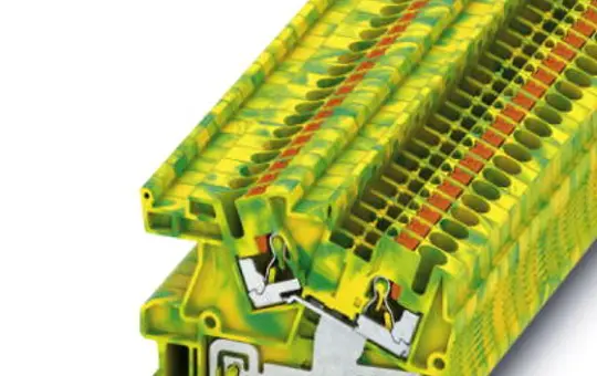 PHOENIX 3213962 Durchgangsklemme PTI für PE | grün/gelb | 2,5 mm²