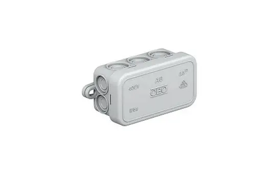 OBO BETTERMANN 2000001 Kabelabzweigkasten Serie A Standard | lichtgrau | 69x32 mm
