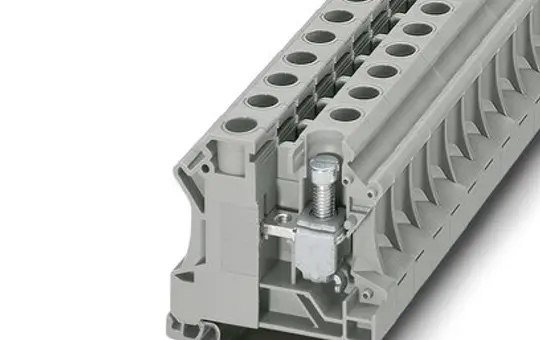 PHOENIX 3073827 Durchgangsklemme UTI Standard | grau | 16 mm²