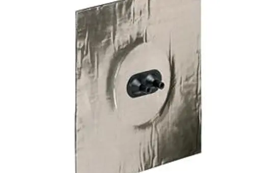 KAISER 9079-45 Alu-Butyl-Dichtungsmanschette 2-fach | 4-8 mm