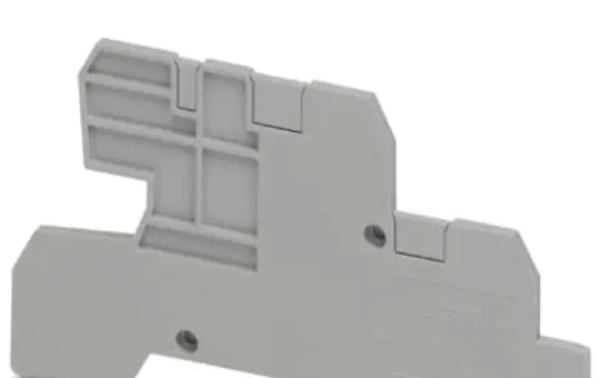 PHOENIX 3076036 Abschlussdeckel UTI-Serie D-UTI/3 | grau