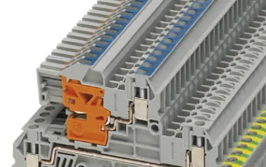 PHOENIX 3076028 Installationsetagenklemme UTI PE, L, NT | grau | 2,5 mm²