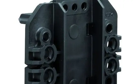 HAGER UZ01Z2 Hutschienen-Zubehör Isolierstück für durchgehende Hutschienen