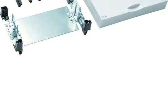 HAGER UD11C1 Baustein universN Montageplatte, geschlossen | 150x250 mm