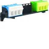 HAGER FZ383 Träger mit PE/N-Klemmen QuickConnect waagerecht 2x22 Klemmen