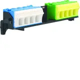 HAGER FZ382 Träger mit PE/N-Klemmen QuickConnect waagerecht 2x18 Klemmen