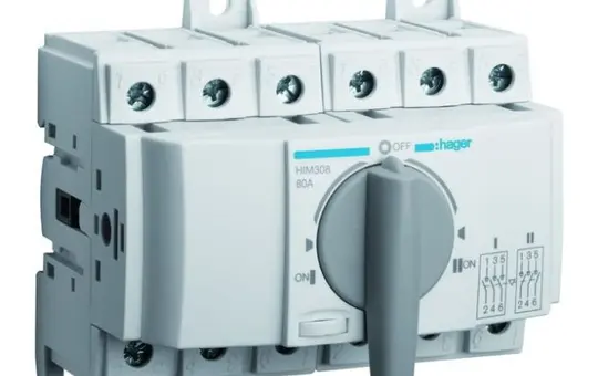 HAGER HIM308 Lastumschalter 3-polig 80 A