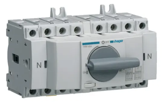 HAGER HIM404 Lastumschalter 3-polig+N 40 A