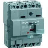 HAGER HHA101H Leistungsschalter 4-polig 100 A (25kA)