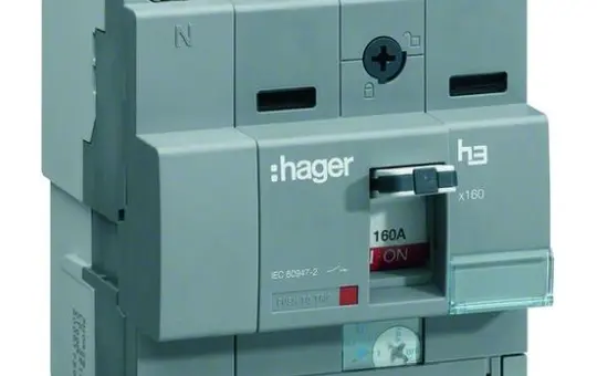 HAGER HNA026H Leistungsschalter 4-polig 25 A (40kA)