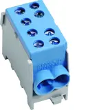 HAGER KH35N Hauptleitungsabzweigklemme fingersicher 1-polig | blau | 35 mm²