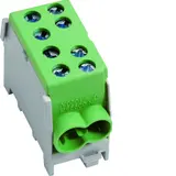 HAGER KH35E Hauptleitungsabzweigklemme fingersicher 1-polig | grün | 35 mm²