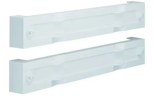 HAGER US02A1 Berührungsschutzabdeckung universN geschlossen | 75x500 mm