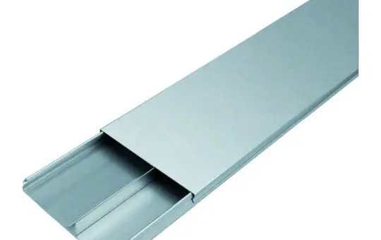 HAGER UK190282 estrichüberd. Kanalsystem electraplan.UK Unterflurkanal 2-zügig | 190x28 mm