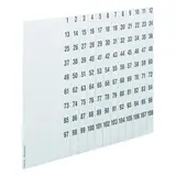 HAGER ZZ90C Beschriftungsbögen universZ 1-108