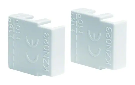 HAGER KZN023 Endkappen für Phasenschienen 2/3-polig