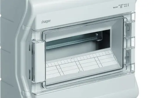 HAGER VE212SN Kleinverteiler Vector 2-reihig, 24 TE