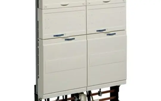 HAGER ZK3EZ18N Komplettfeld 2 Felder, 3 ZP, eHz, DSS (VEW-Saar) | 1050 mm