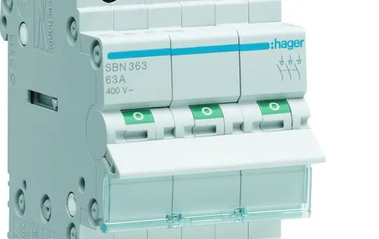 HAGER SBN363 Ausschalter 3-polig REG 63 A