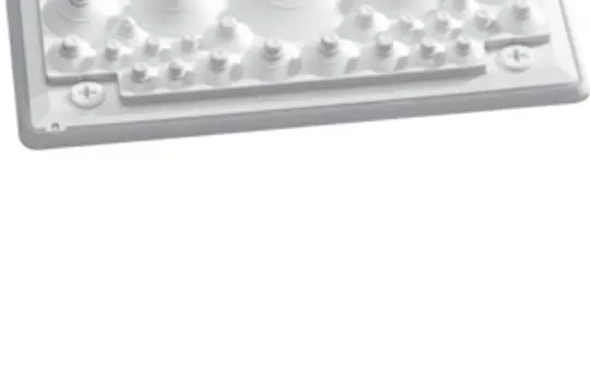 HAGER FZ402 Leitungseinführung IP55 flexibel mit Noppen zum ausreißen