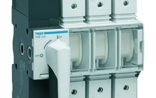 HAGER HAE310 Lasttrennschalter 3P sichtbare Trennung 100 A