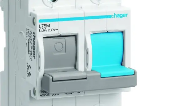 HAGER L75M Lasttrennschalter D02 63 A REG 1P+N
