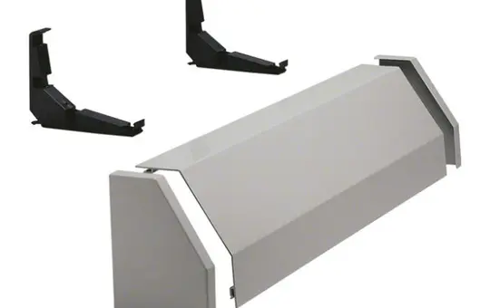 HAGER FZ352 Kabelrangierkanal für Feldverteiler 2 Felder | glanzgold | 150 mm