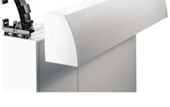 HAGER FZ444N Kabelrangierkanal für Feldverteiler 4 Felder, aufsteckbar | reinweiß | 135 mm