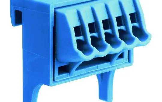 HAGER VZ455N Volta Klemmen QuickConnect, 10 Stück | blau