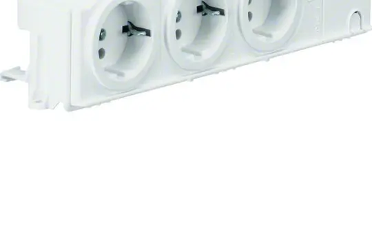 HAGER VZ00AS SCHUKO-Steckdose REG 3-fach