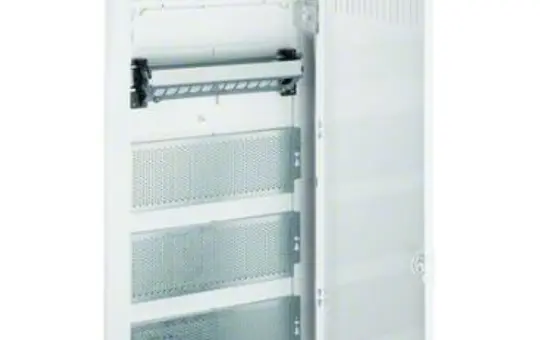 HAGER VH48NW Kleinverteiler Volta Multimedia Hohlwand 4-reihig, mit geschlitzter Stahlblechtür