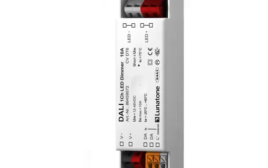 LUNATONE 86459572 DALI-LED-Dimmaktor CV DT6 DE 1-fach, 10 A