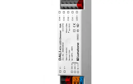 LUNATONE 89453832 DALI-LED-Dimmaktor CV DT6 DE 4-fach, 16 A