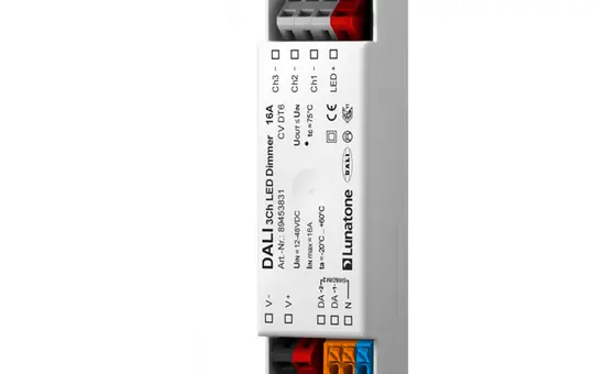 LUNATONE 89453831 DALI-LED-Dimmaktor CV DT6 DE 3-fach, 16 A