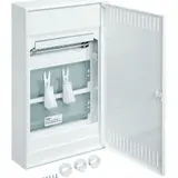 HAGER VA36NW Kleinverteiler Volta Multimedia Aufputz 3-reihig, mit geschlitzter Stahlblechtür