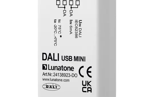 LUNATONE 24138923-DO DALI-USB-Schnittstelle Unterputz