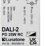 LUNATONE 86458619 DALI-Dimmaktor 25 W UP Phasenabschnitt (RC)