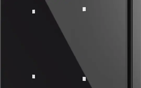 ZENNIO ZVI-SQTMD4-A KNX-Tastsensor Square TmD 4-fach | schwarz