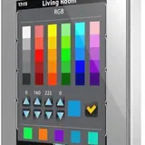 ZENNIO ZVI-Z41PRO-SP KNX-Touchpanel Z41 PRO, Kunststoffrahmen | silber