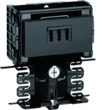 HAGER SL200809459011 Geräteträger-Technikteil Telefondose | graphitschwarz | 20x80 mm