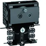 HAGER SL200809489011 Geräteträger-Technikteil Satelliten-Durchgangsdose | graphitschwarz | 20x80 mm