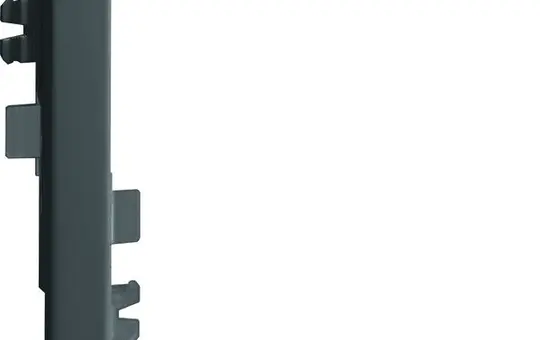 HAGER GV0809011 tehalit Blendenzwischenstück anreihbar 80 mm, Kunststoff halogenfrei | graphitschwarz