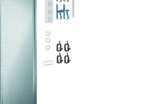 HAGER UF31NW Komplettfeld Multimedia universZ 1 Feld | 1050 mm