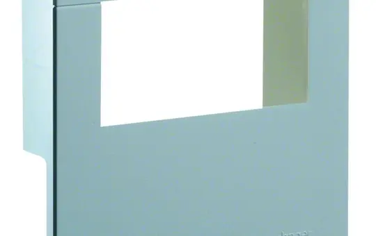 HAGER SL20080932D1 tehalit Geräteträgeroberteil Standard | aluminium | 20x80 mm