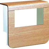 HAGER SL20055932D2 tehalit Geräteträgeroberteil Standard | buche | 20x55 mm