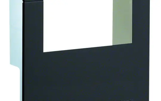 HAGER SL200809329011 tehalit Geräteträgeroberteil Standard | graphitschwarz | 20x80 mm