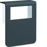 HAGER SL201159329011 tehalit Geräteträgeroberteil Standard | graphitschwarz | 20x115 mm